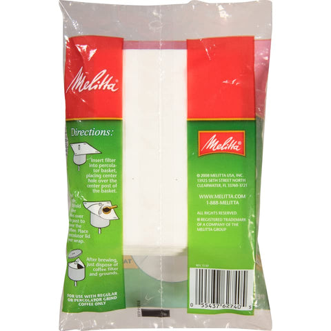 Melitta 627402 wrap-around filters 160-count in box, fits percolator baskets