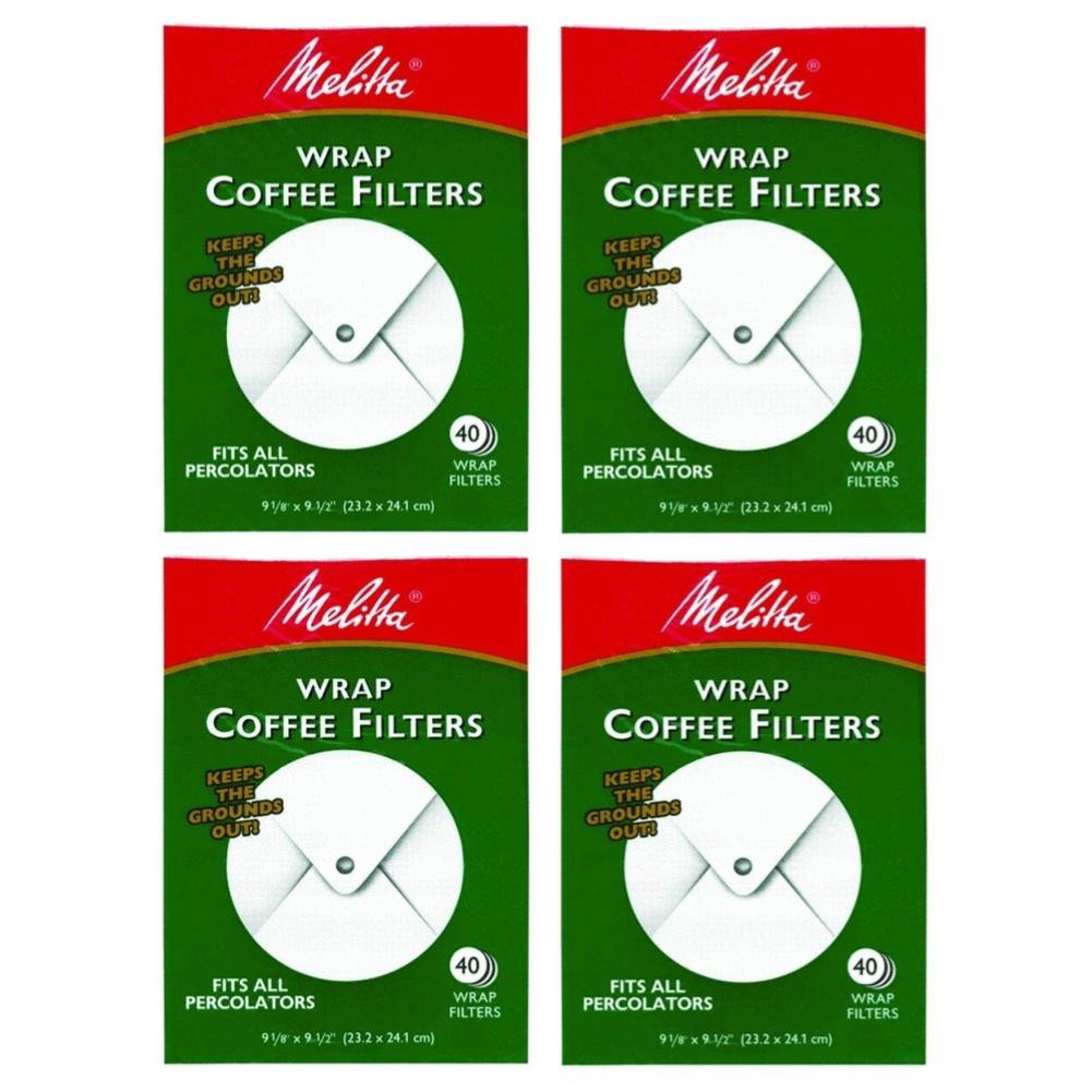 Melitta 627402 wrap-around filters front-pack for percolator brewing