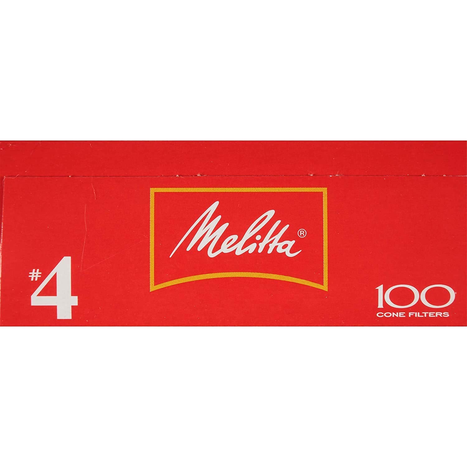 Melitta cone filters chlorine-free white paper for clean cup.