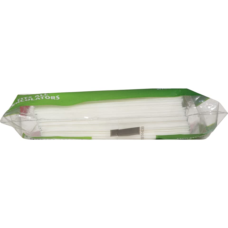 Folding around grounds aids easy cleanup after brewing