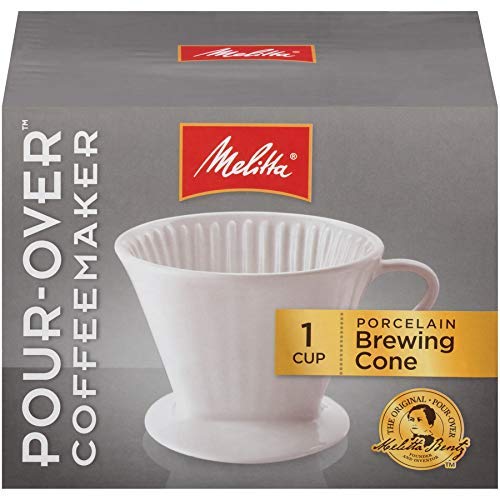 Dishwasher-safe Melitta porcelain unit simplifies cleanup