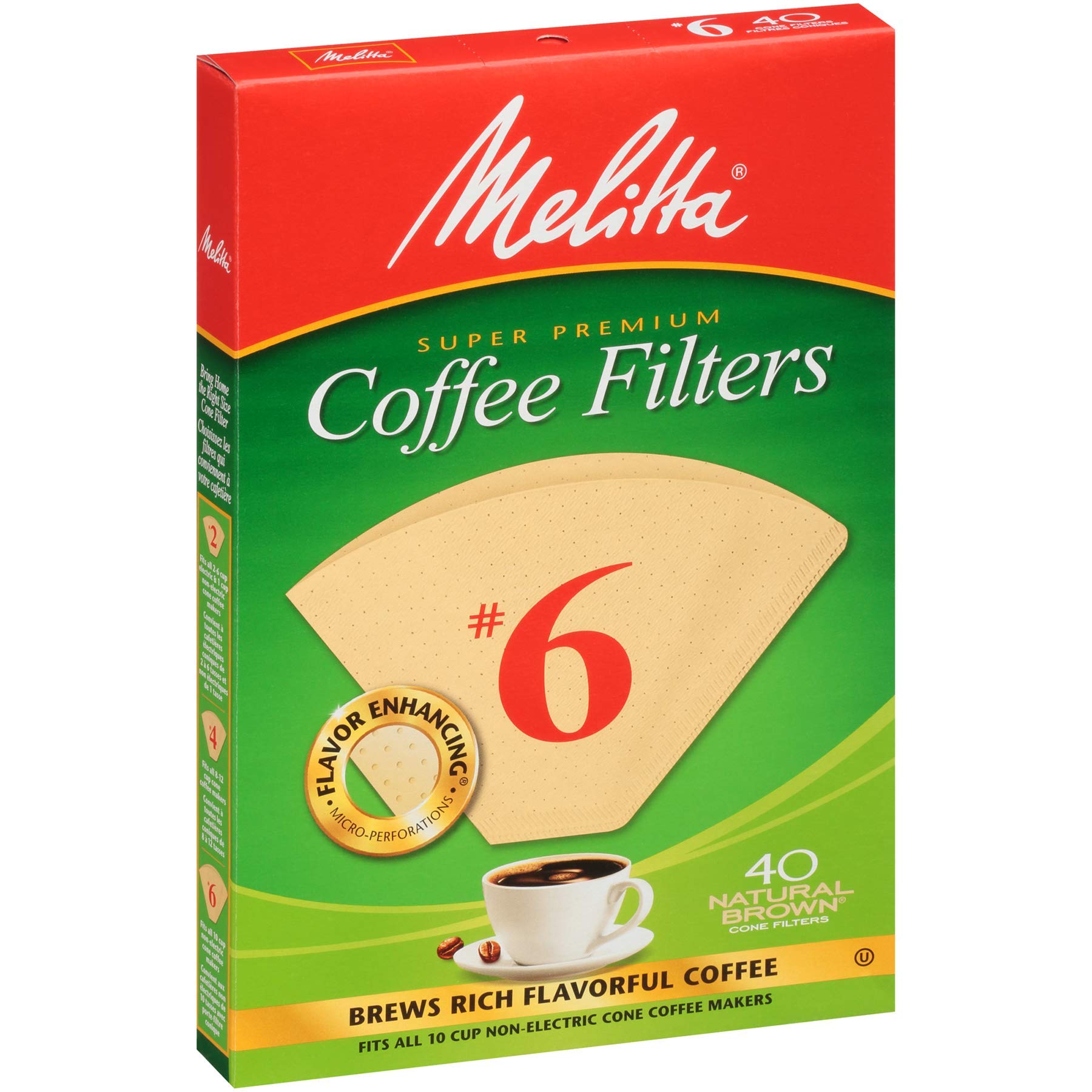 Packaging may vary across batches for Melitta filters.