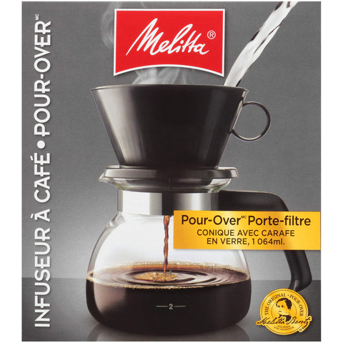 Melitta starter filter pack included to jump-start your pour-over ritual.