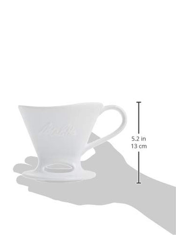 Melitta pour-over cone compact 1-cup design suitable for small kitchens