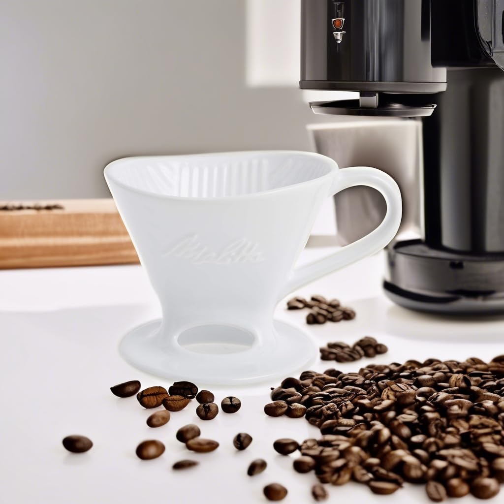 Melitta pour-over cone dishwasher-safe icon indicating easy cleaning
