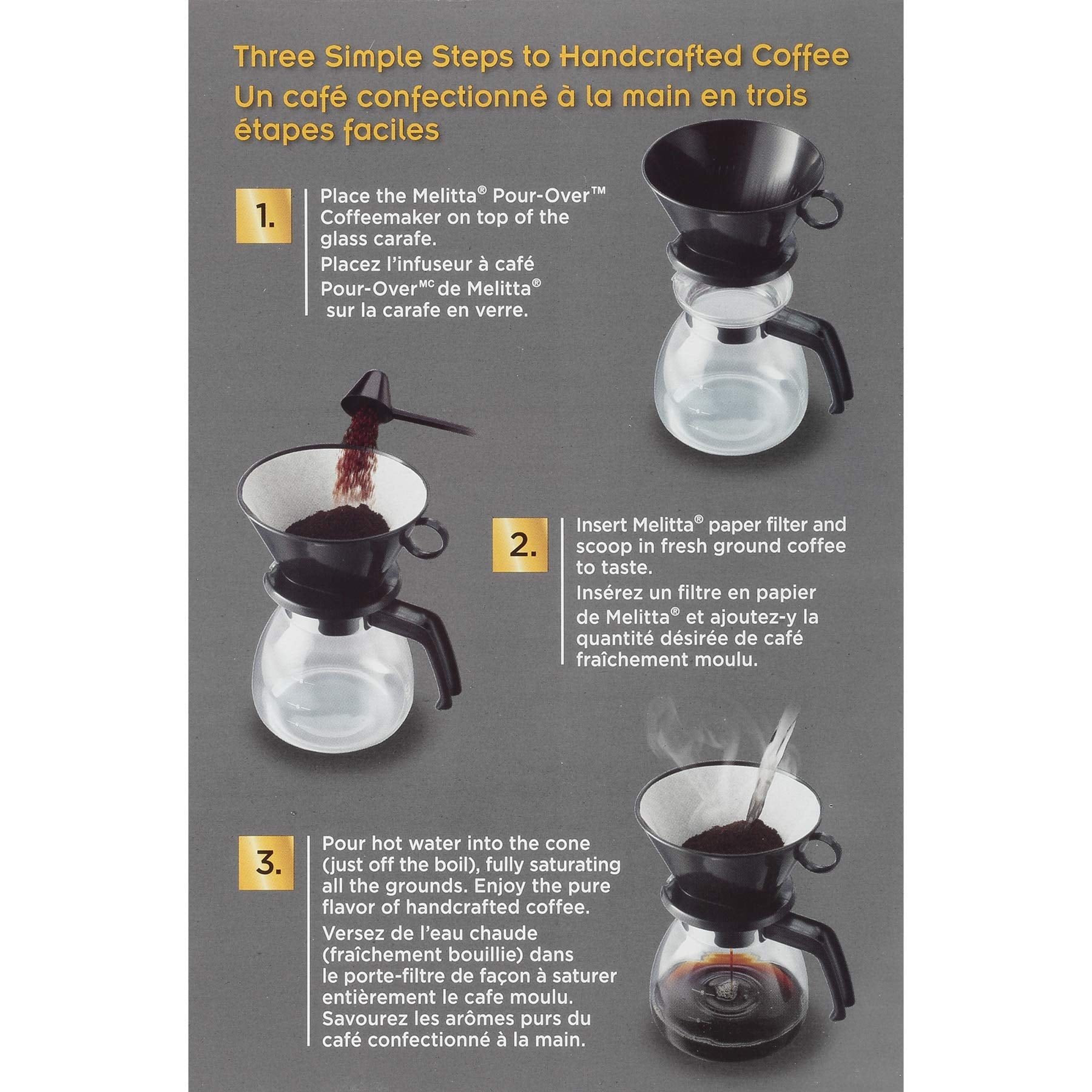 Melitta starter pack with six filters included for quick prep