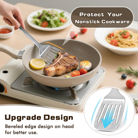 MemoGem 4 Pcs Utensils hang-hole-storage display emphasizes easy hanging and accessibility