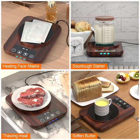 MENGBEI wood-grain finish complements kitchen decor.