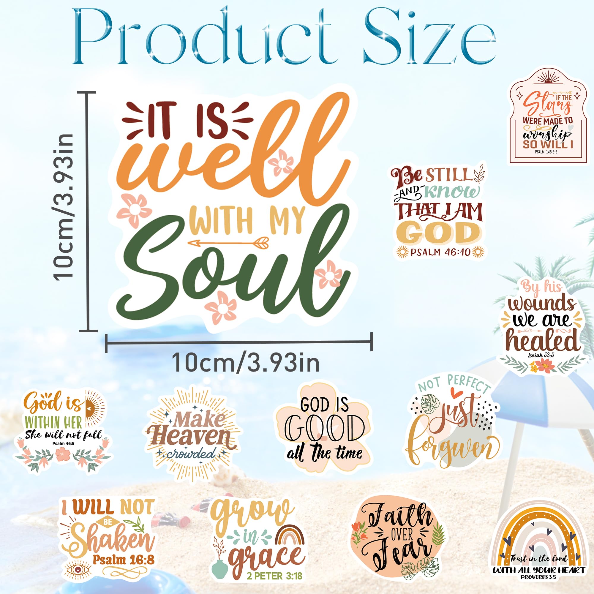 MENIFEND boho Bible magnets feature crisp verse art for fridge decor