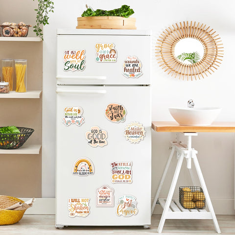 MENIFEND inspirational magnets accent office filing cabinets with faith flair