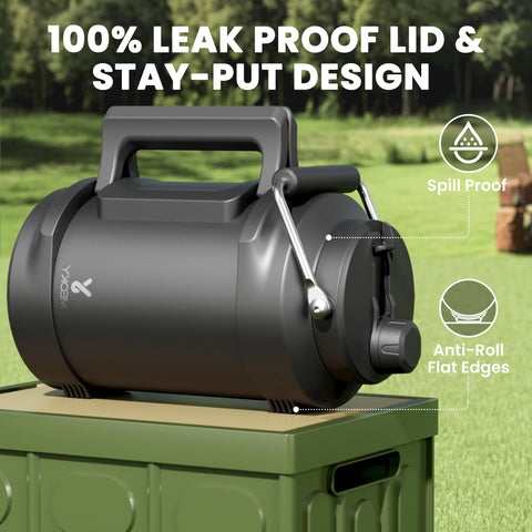 Meoky 128 oz wide mouth for ice addition and easy cleaning