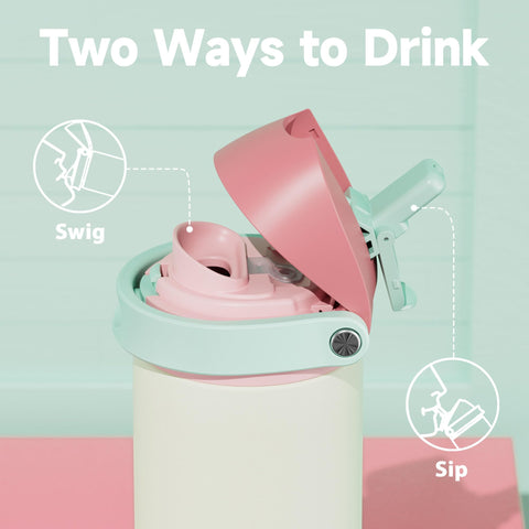 Meoky keeps drinks cold for up to 24 hours in daily use.