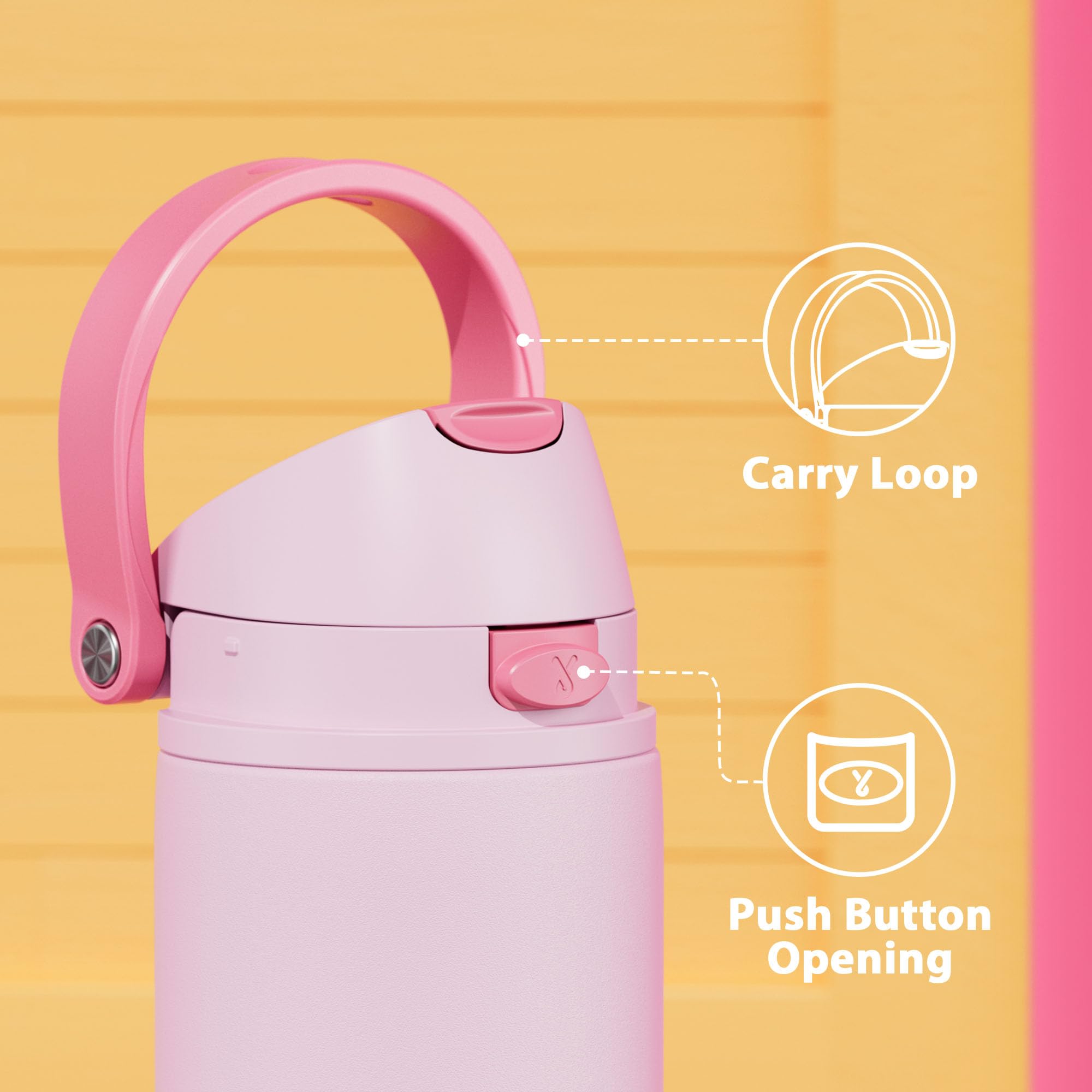 Meoky 24 hours cold insulation keeps beverages refreshing.