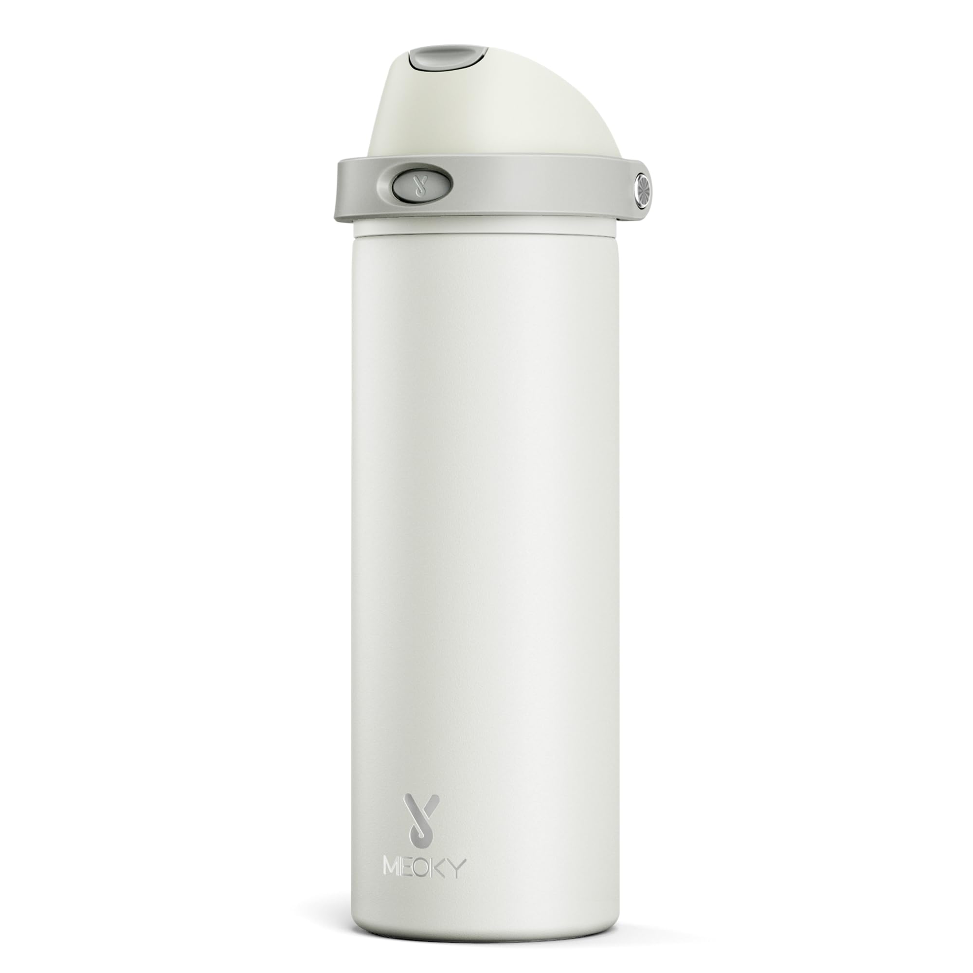 Meoky 24 oz insulated bottle with lid, leak-proof and ready for on-the-go use