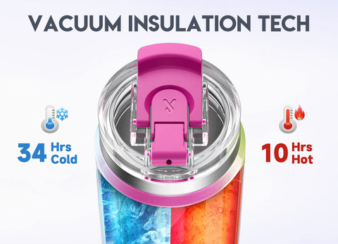 Meoky 2-in-1 lid with straw for iced drinks anywhere