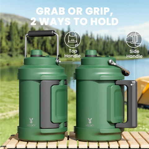 Meoky 2-in-1 straw and spout lid for quick sips on the move.