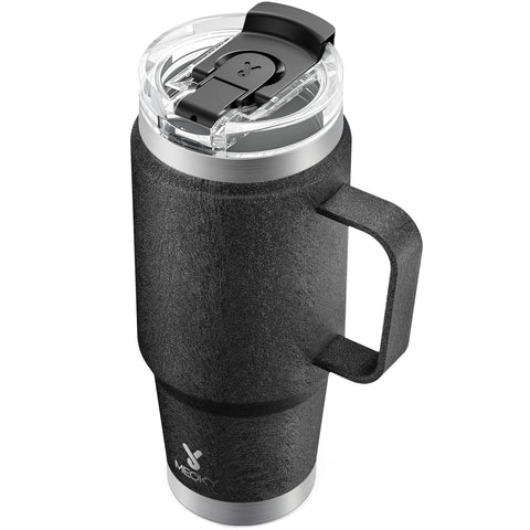 Meoky 32oz tumbler-handle for comfortable grip on the go.