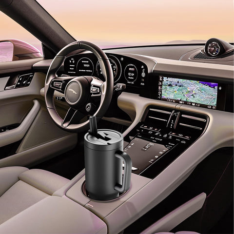 Leak-proof lid on Meoky tumbler secures the flip straw and spout.