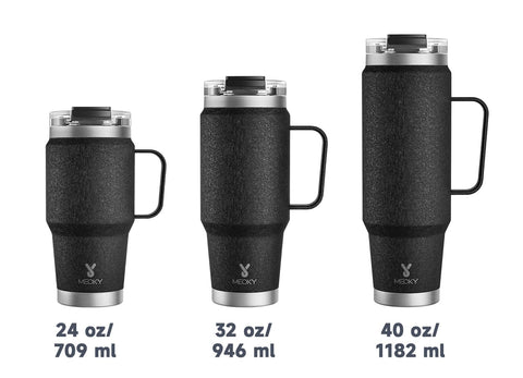 Meoky 32oz tumbler-leak-proof-lid prevents leaks during transport.