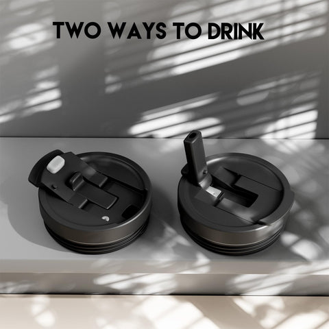 Premium stainless steel construction of Meoky tumbler is durable and BPA-free.