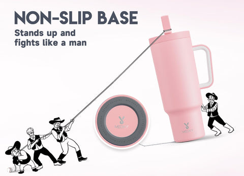 Meoky blush color tumbler adds subtle style