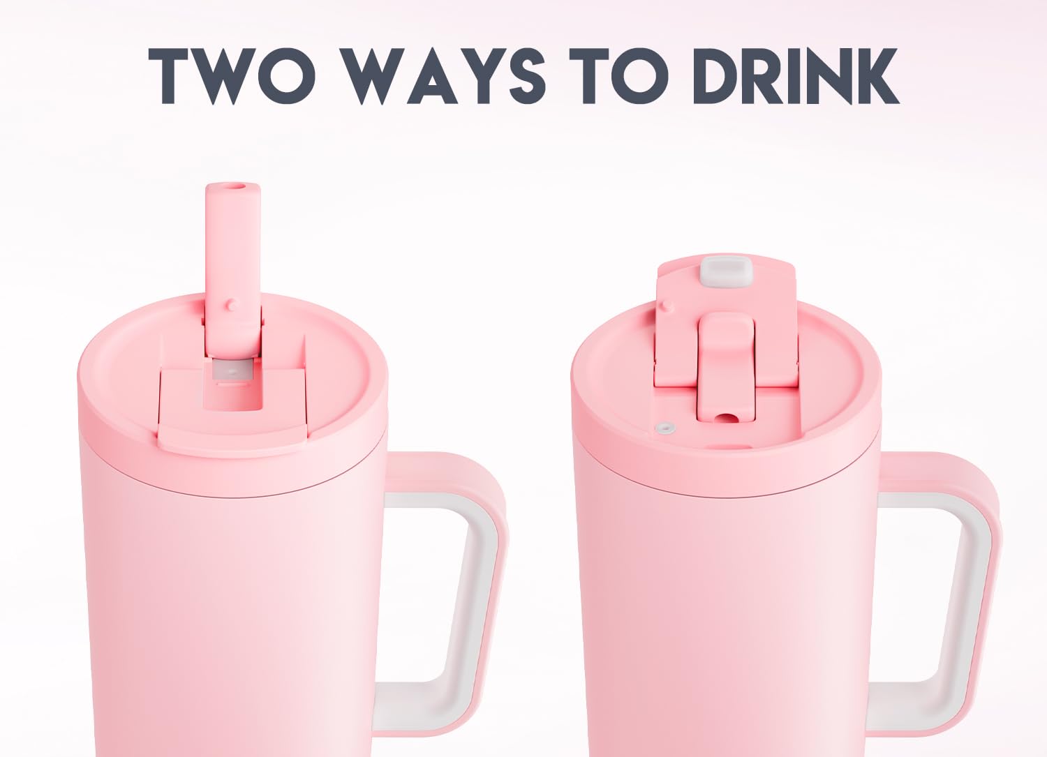 Meoky 40oz tumbler non-slip base stays steady