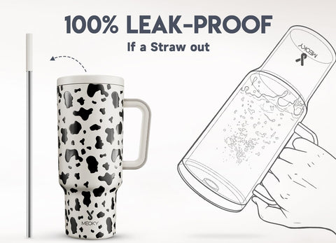 Meoky tumbler non-slip base keeps it steady on a desk