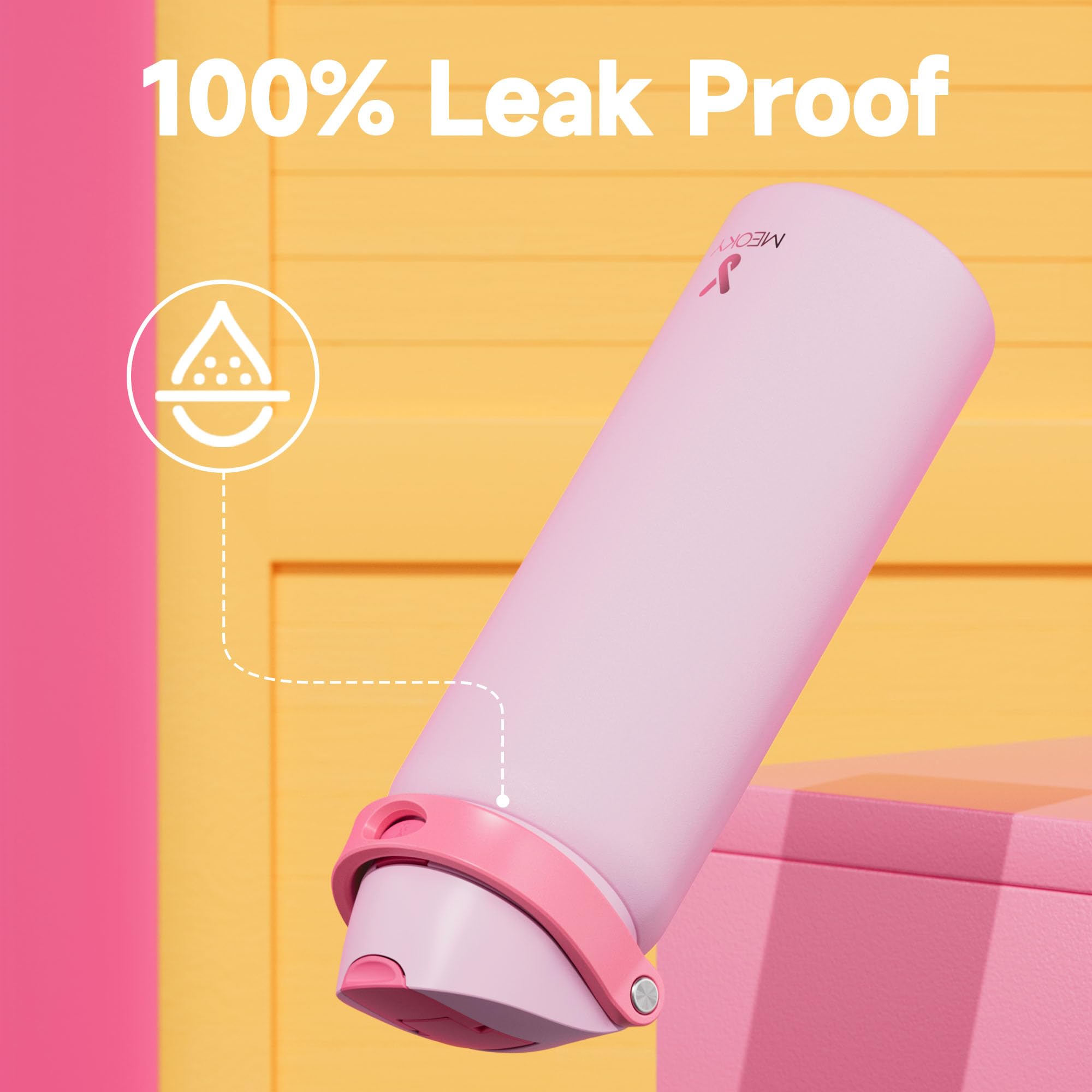 Meoky wide-mouth opening for easy cleaning and ice addition