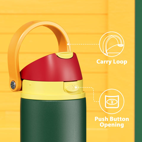 Meoky bottle wide opening for easy ice addition and cleaning.