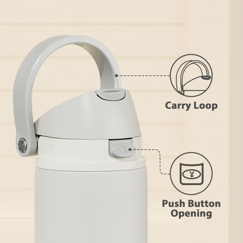 Meoky bottle crafted from BPA-free 18-8 stainless steel