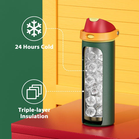 Meoky BPA-free stainless steel bottle for safe daily hydration.