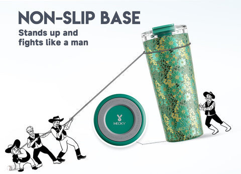 Meoky cold retention feature keeps drinks cool for hours outdoors.