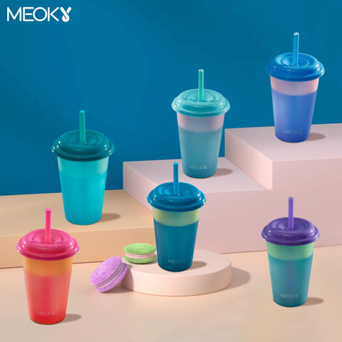 Meoky color-changing tumblers enhance poolside and family BBQ photos