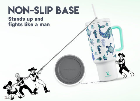 Meoky 40oz capacity reduces refills on long days