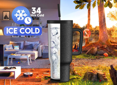 Meoky leak-proof lid and straw reduces spills during travel