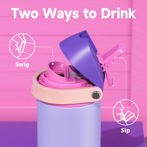 Meoky leak-proof seal and locking carry loop prevent spills during travel.