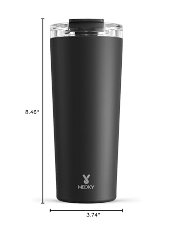 Meoky night edition travel mug ready for travel or work