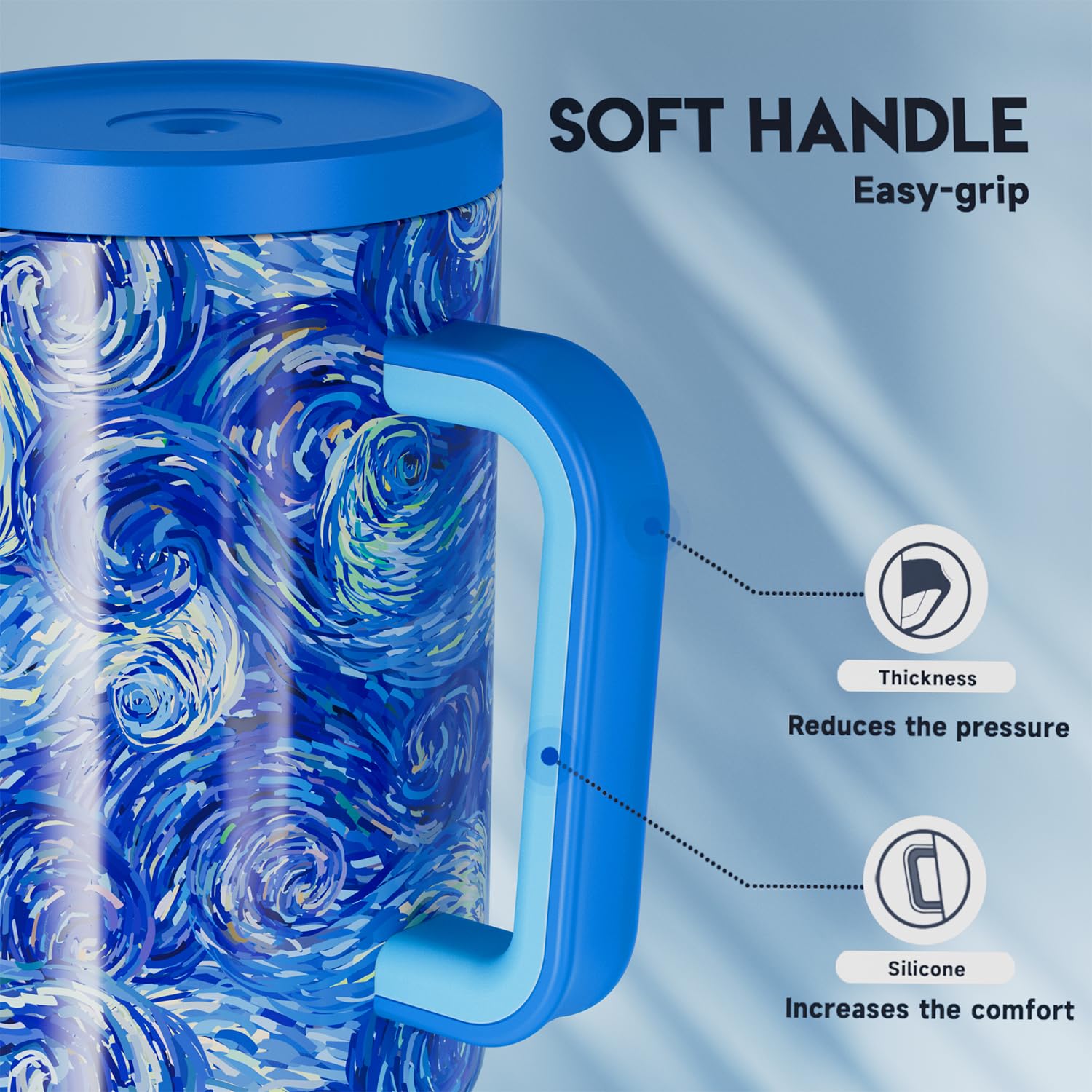 Fits most car cup holders for travelers and commuters.