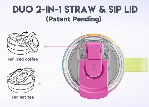 Meoky vacuum-insulated walls keep drinks cold or hot longer