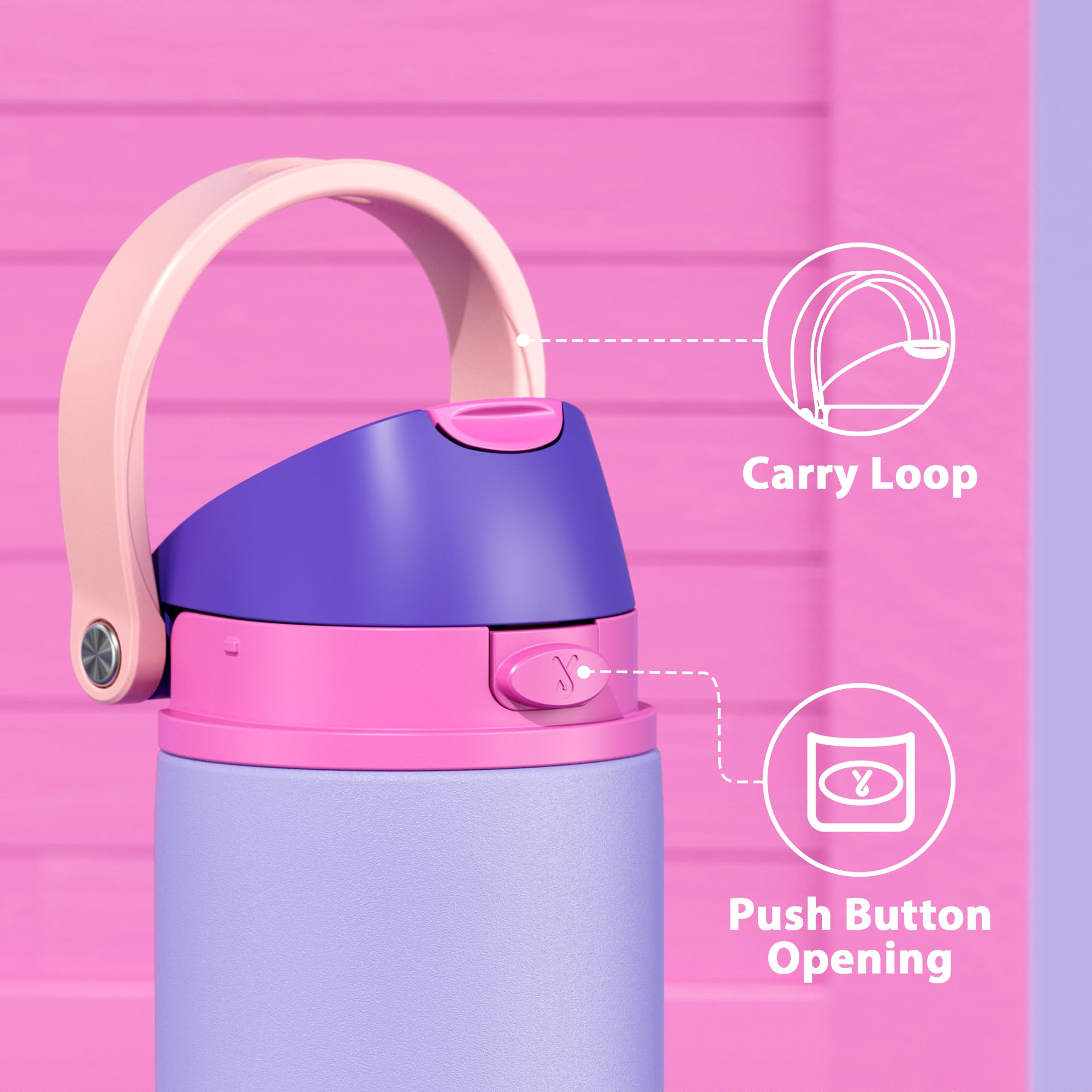 Meoky wide mouth makes ice cubes and cleaning easy for busy days.