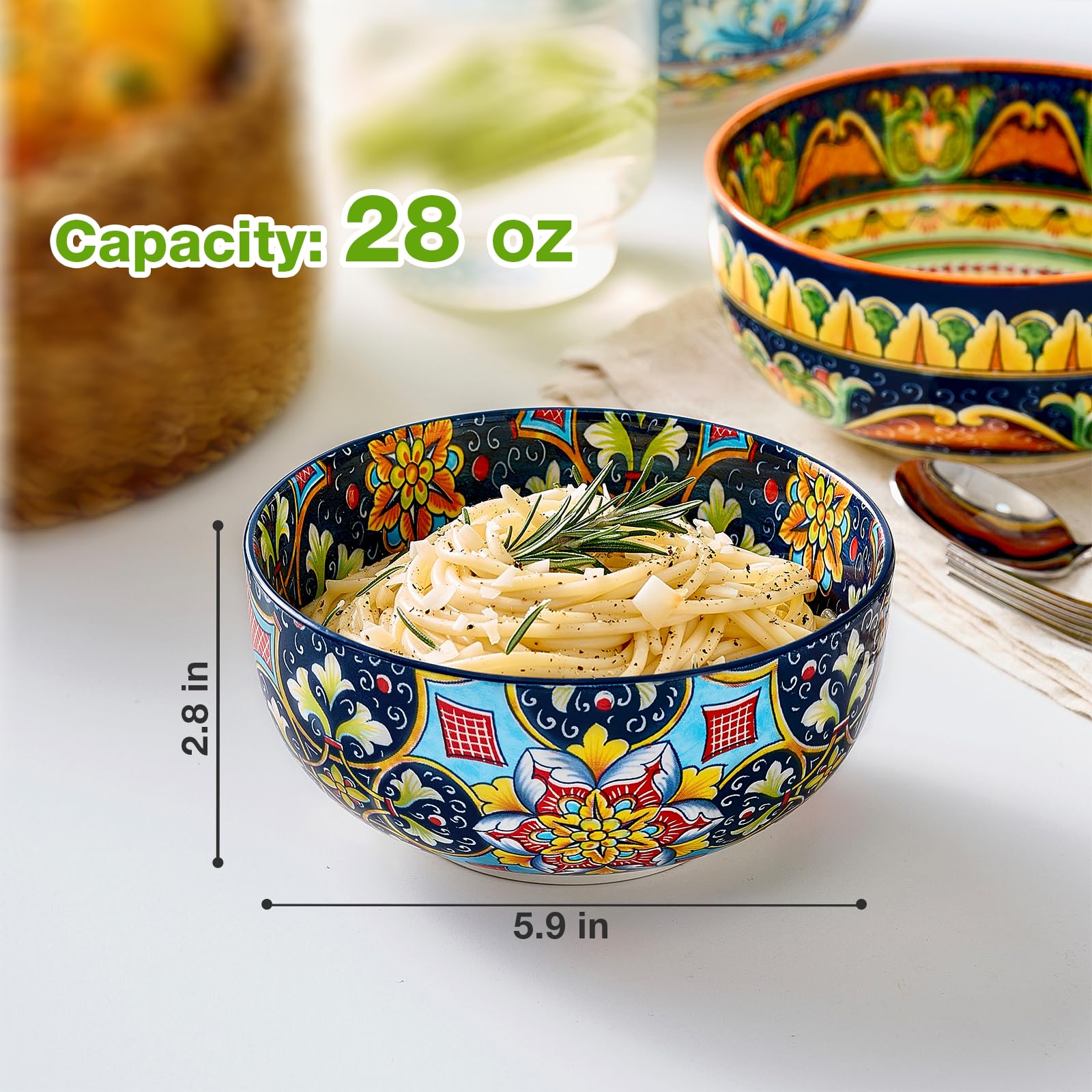 Meolibour stackable bowls saving cabinet space and simplifying storage.