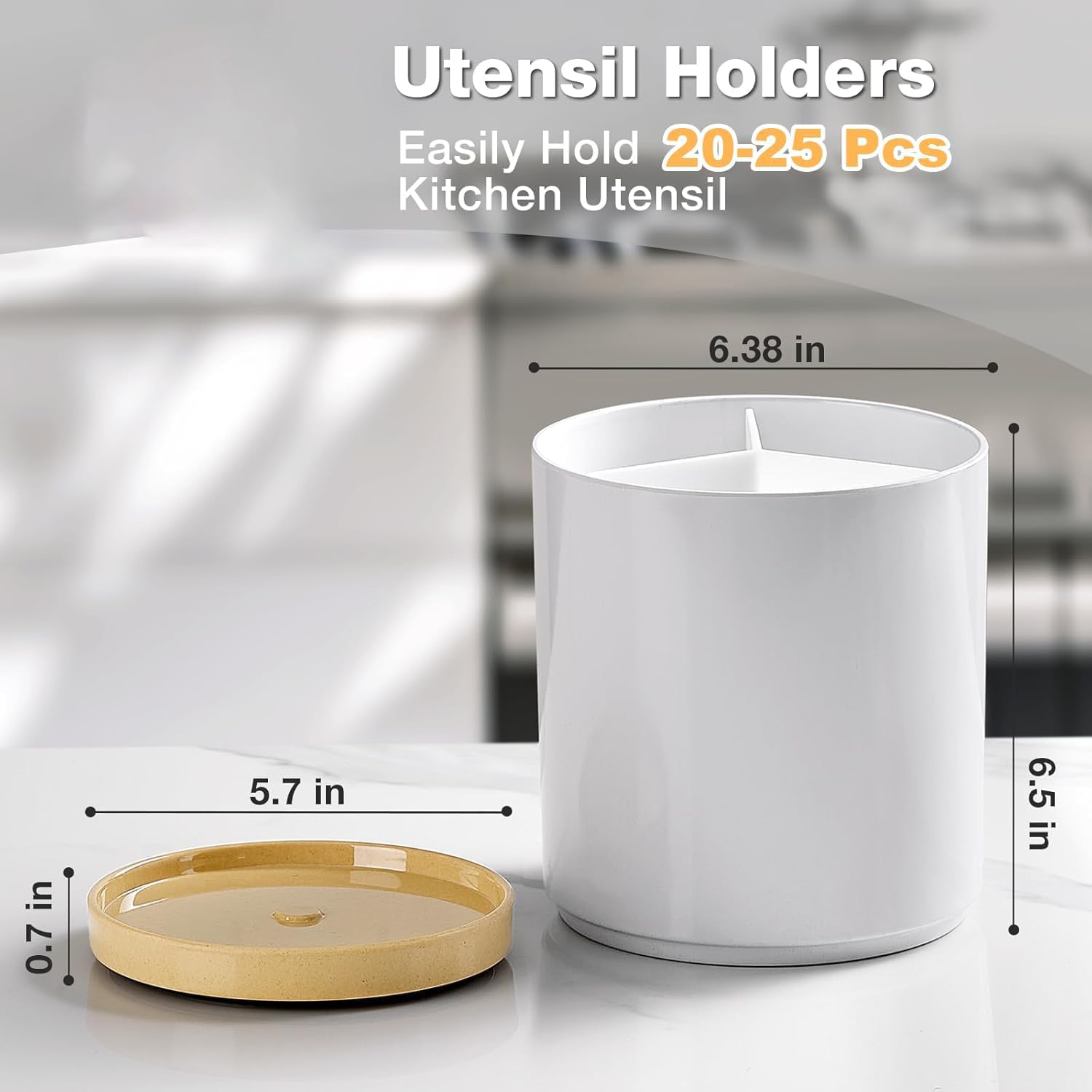 Meolibour three-compartment design sorts utensils for quick cooking.