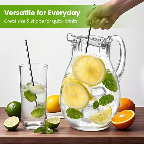 Meolibour unbreakable pitcher with sturdy handle for smooth pours