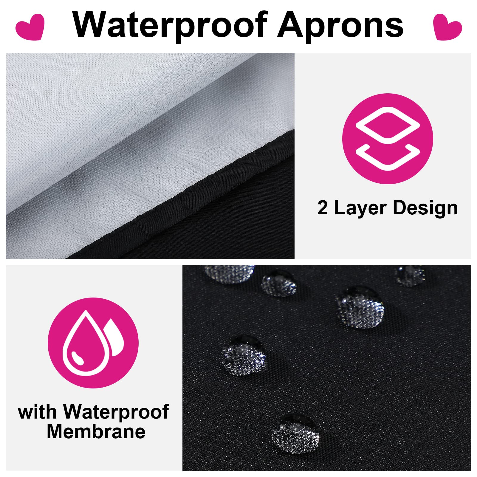 Gift-ready Mepase nail tech apron set suitable for professionals and students.