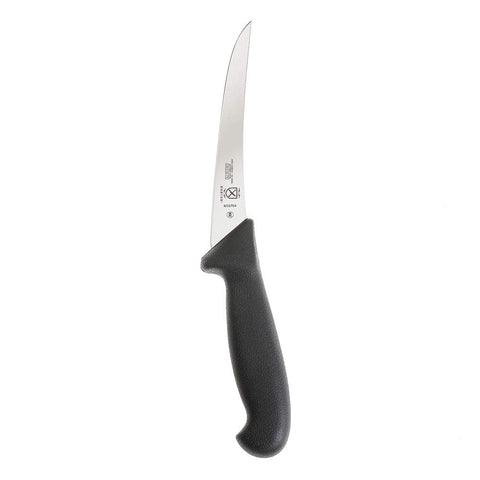 Deboning chicken with the Mercer BPX knife for clean separations