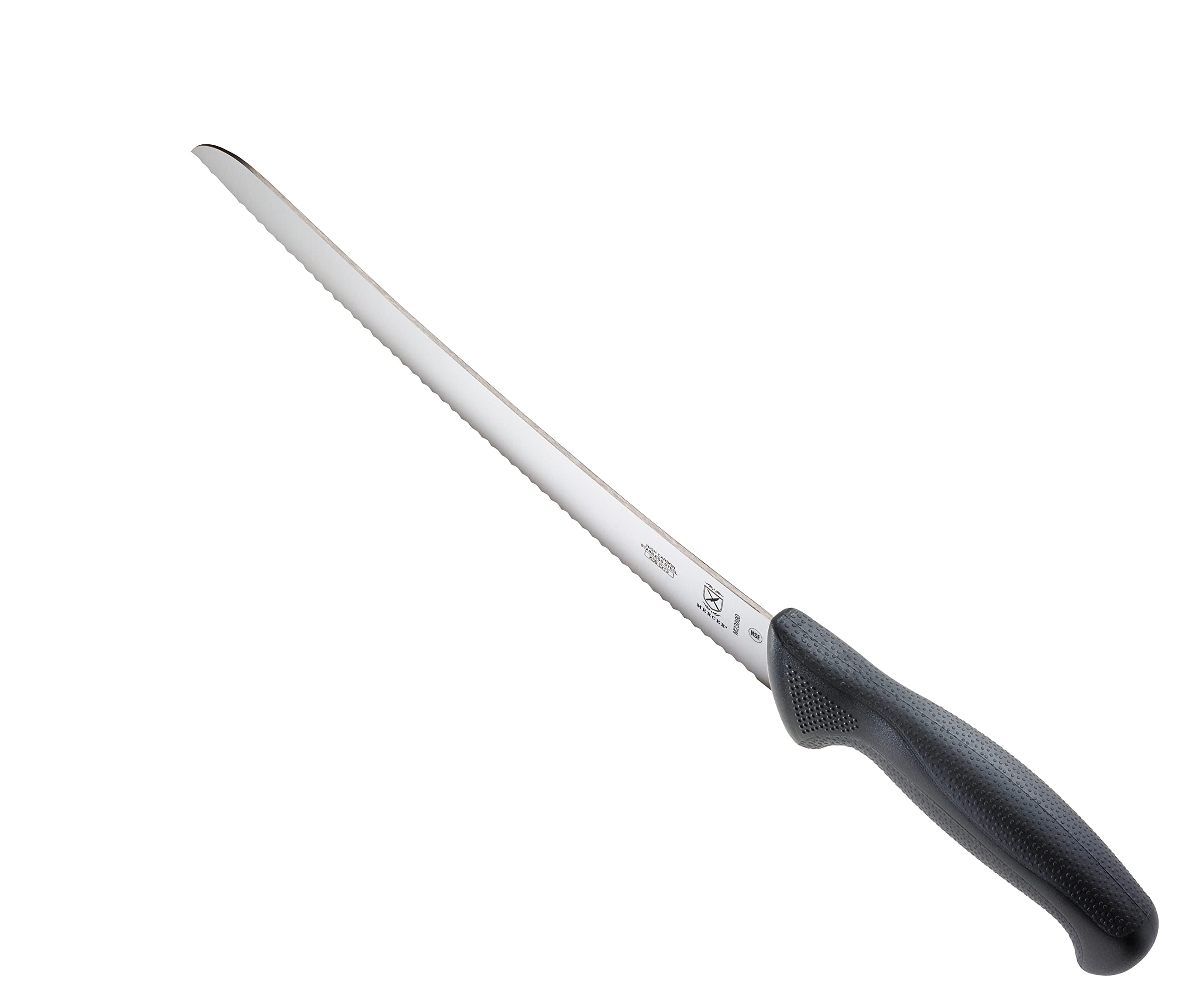 Mercer Culinary M23880 bread knife slices crust evenly for tender crumb.