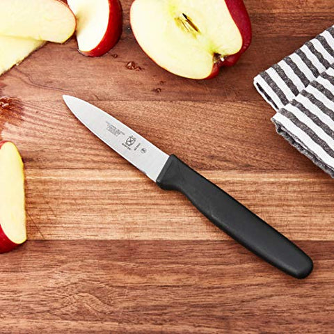 Mercer Culinary Millennia knife ideal for deveining shrimp and trimming beans with precision.
