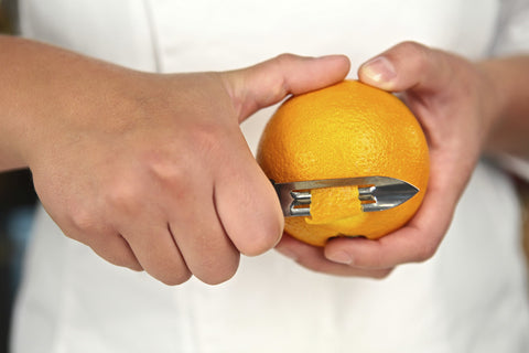 Mercer Culinary Vegetable Peeler easy-care design simplifies cleanup after cooking