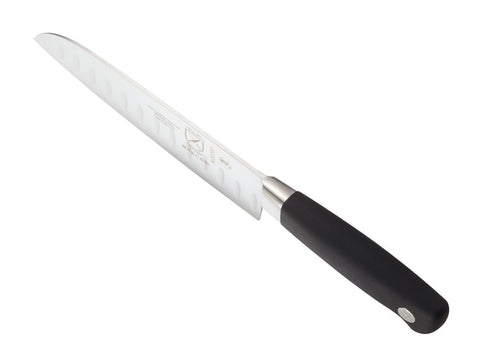 Mercer Genesis full-tang forged blade offers durability and balanced control.