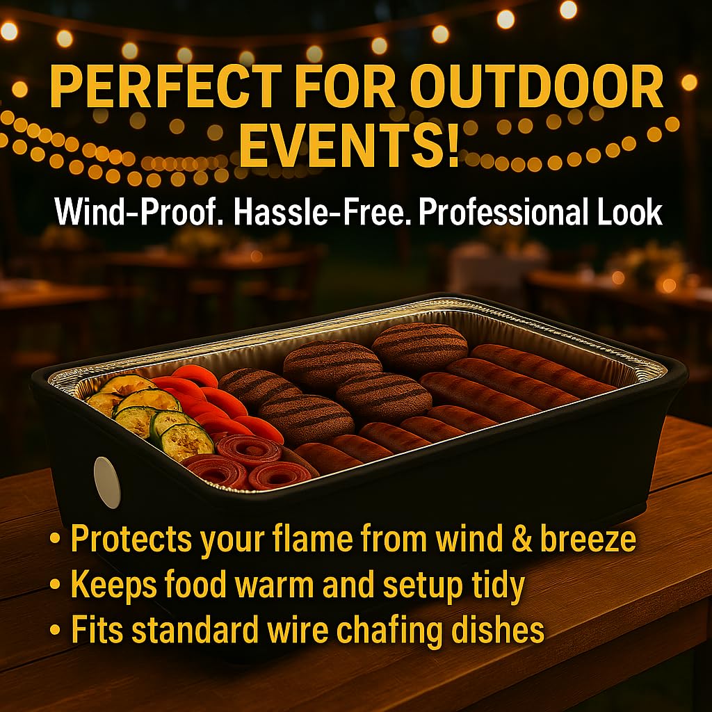 Merchlio wind guard black accessory adds professional ambience.
